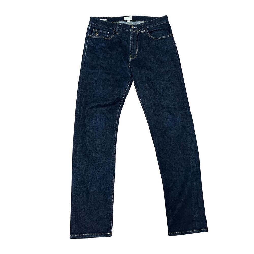 Todd Snyder Stretch 5 Pocket Jeans 30x30 Straight Fit 11-JE109234-BL05 Mid Rise